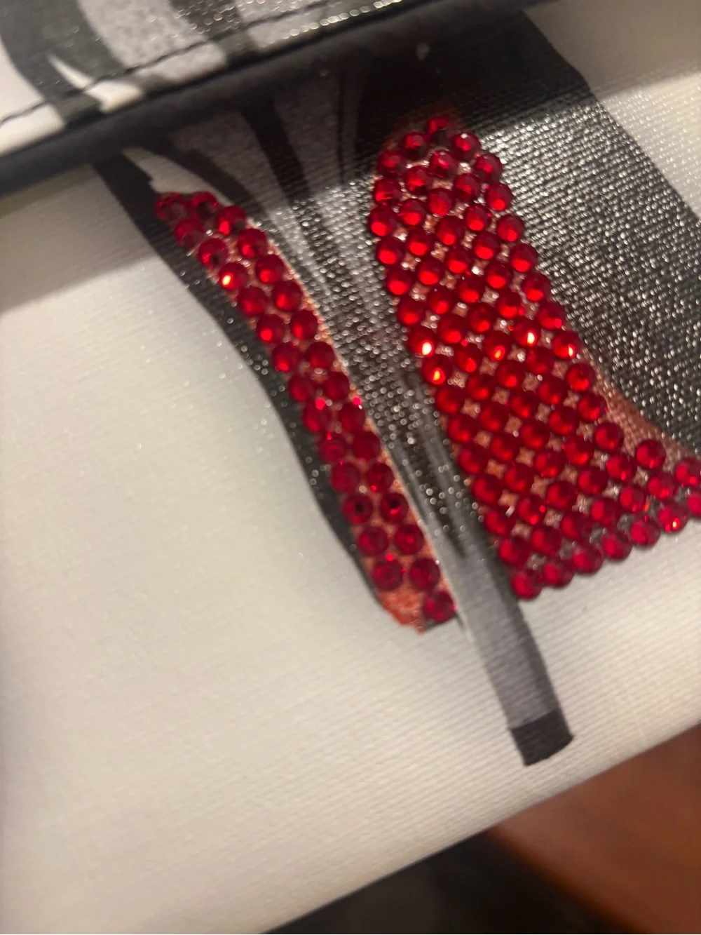 Kent Stetson Crystal Heels Clutch
